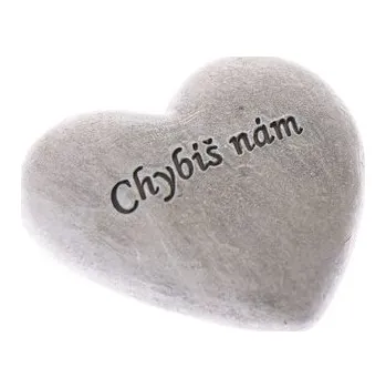 Smuteční dekorace Srdce se vzkazem na hrob či pomník