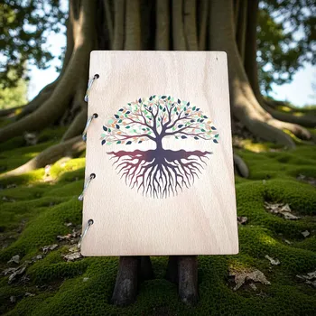 art-wood.cz Dřevěný zápisník - strom života