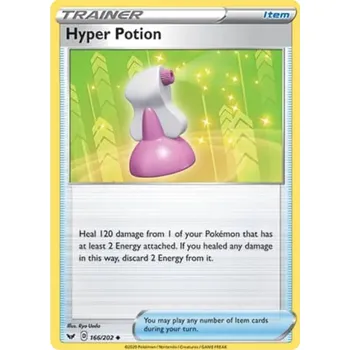 Karetní hra Hyper Potion 166/202 - Sword & Shield Typ karty: Reverse Holo