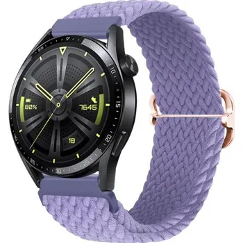 Řemínek na hodinky BSTRAP | BStrap Elastic Nylon reminek na Samsung Galaxy Watch Active 2 40/44mm, lavender (SSG024C06)