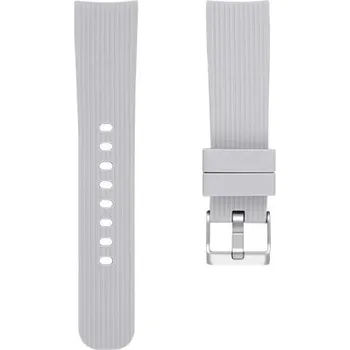 Řemínek na hodinky BSTRAP | BStrap Silicone Line (Large) reminek na Xiaomi Amazfit GTR Mini, gray