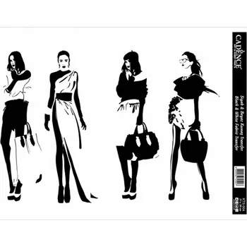 Nášivka Cadence Transferový obrázek na textil Cadence, 21x30 cm - Fashion