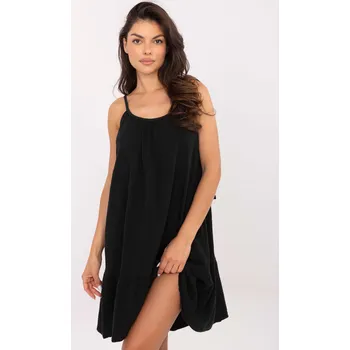 Dámské oblečení Dress-TW-SK-BI-12-1196.97-black Och Bella černá 3355729