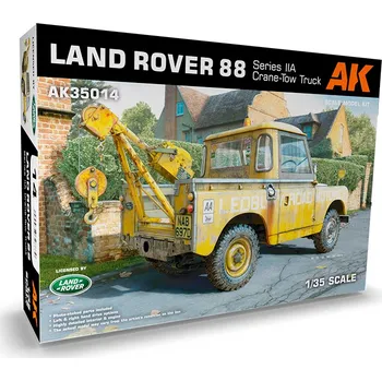 Plastikový model AK Interactive LAND ROVER 88 SERIES IIA CRANE-TOW TRUCK 1:35