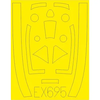 Plastikový model Eduard Tempest Mk. V 1/48 mask