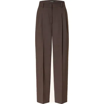 Dámské kalhoty Cambio Dámské Marlene Kalhoty Emilie, tmavě hnědá, 38