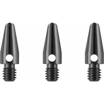 Příslušenství pro šipky Násadky na šipky Designa Aluminium Gun Metal, Micro 12mm