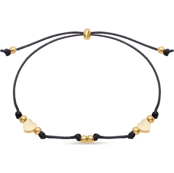 Náramek Náramek s přívěsky pozlacené z chirurgické oceli 2863-1