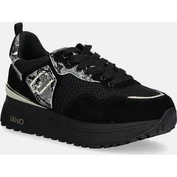 Dámské tenisky Tenisky Liu Jo LIU JO MAXI WONDER 01 dámské, černá barva, BF5009PX68422222 99X, EUR 38