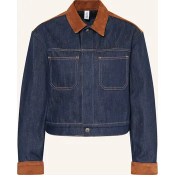 Dámský blejzr Liu Jo Dámská Džínová Bunda, tmavě modrá, 38