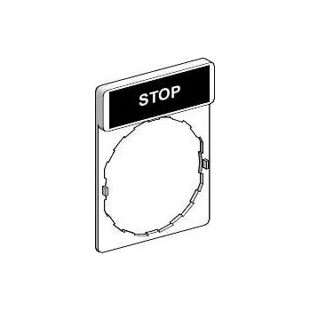 Stykač Schneider ZBY2304 Štítek