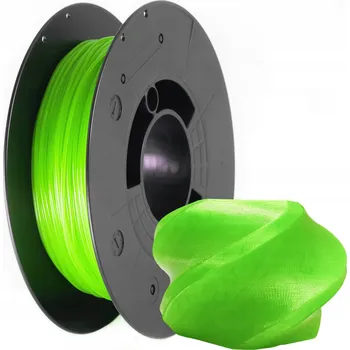 3D tisk PLA filament ZELENÝ TRANSPARENTNÍ 2,85 mm 0,2 kg F3D