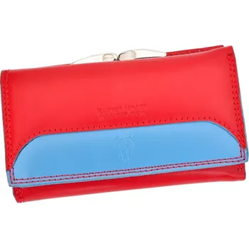 Dámská kožená peněženka Harvey Miller 8 PL10 červená