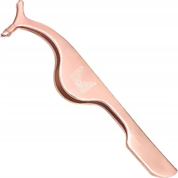 Kosmetická pinzeta Pinzeta pro aplikaci umělých řas Rose Gold