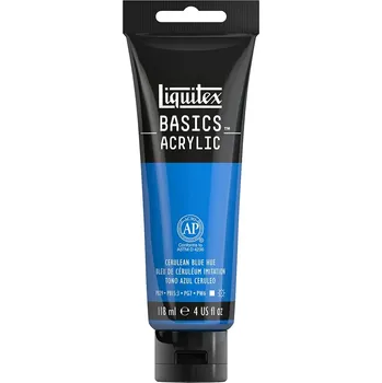 Výtvarná barva Liquitex Basics Umělecká barva akrylová, celestýnská modř, 118 ml&nbsp;1046470