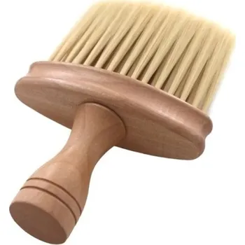 Kytara Univerzální kartáč na čištění houslí 14,5x8,5 cm Béžový Nylonový kartáč s masivní dřevěnou rukojetí Jemná péče o struny a tělo nástroje