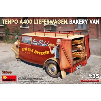 Plastikový model Miniart Tempo A400 Lieferwagen, Bakery Van
