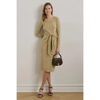 Dámské šaty Šaty Lauren Ralph Lauren 200973598 béžová 08X, vel. L