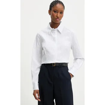 Košile Answear.LAB dámská, bílá barva, regular, s klasickým límcem 8403902 00X, vel. L