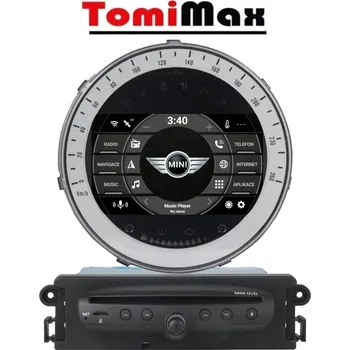 Autorádio TomiMax Mini Cooper Android 14 autorádio s WIFI, GPS, USB, BT HW výbava: 8 Core 4GB+64GB PX HIGH - Model auta: Mini Cooper 2006-2013, Velikost obrazovky: Dotyková obrazovka: 7"