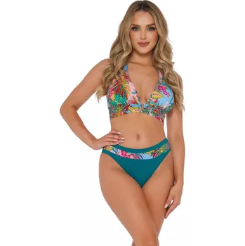 Dámské plavky SELF Dámské dvoudílné plavky Merida1 green 75/E