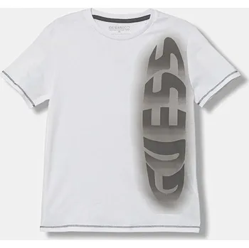 Dětská móda Dětské bavlněné tričko Guess L5YI03.K8HM4.9BYA bílá 00X, vel. 125-135