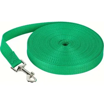 Vodítko pro psa Vodítko - stopovací šňůra pro psy 9m*2,5 cm Barva: zelená