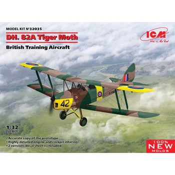 Plastikový model ICM De Havilland DH. 82A Tiger Moth