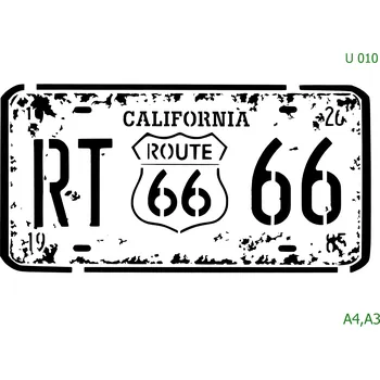 Šablona U 010 - A4 , Nelepící folie