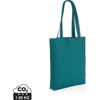 Tote bag Impact z 285g recykl. canvas - Verdigris