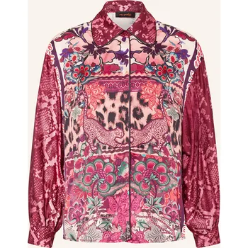 Dámská halenka Miss Goodlife Dámská Saténová Halenka, růžová / fuchsiová /...