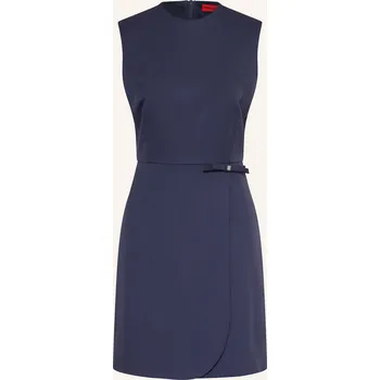 Dámské šaty Hugo Dámské Šaty Kanine V Zavinovacím Vzhledu, tmavě modrá, 38