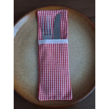 Příbor Kapsa na příbory červená kostka 0,3 (Kapsa na příbory červená kostka 0,3)