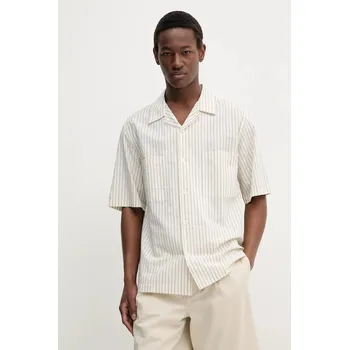 Pánská košile Bavlněná košile BARENA VENEZIA Camicia Mola CAU5073.2764 béžová 01X, vel. 54