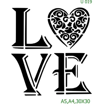 Šablona U 019 - A4 , Lepící fólie