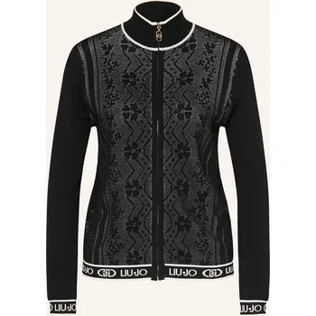 Dámský svetr Liu Jo Dámský Pletený Kardigan, černá / bílá, 42