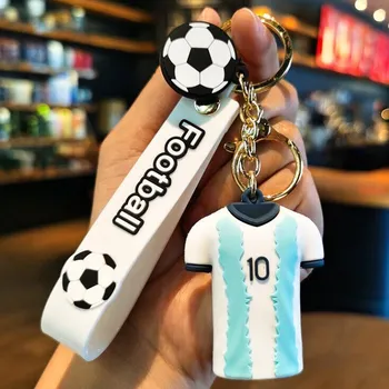 Numberoplus Fotbalová klíčenka silikonová football - Argentina 10 Lionel Messi
