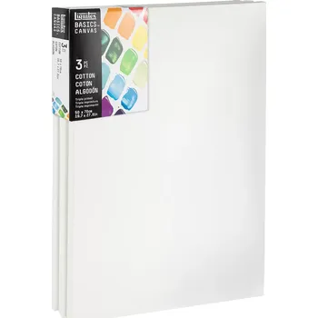 Textilie Liquitex Basics Malířské plátno set 3 ks v rámu, 50 × 70 cm, hloubka: 1,8 cm 471050070