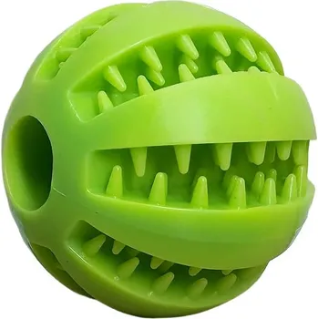 Hračka pro psa Žvýkací míček pro psy Bitey plnící 7 cm zelený