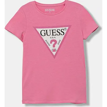 Dětské tričko Guess J2YI51.K6YW1.9BYA růžová 30X, vel. 105-112