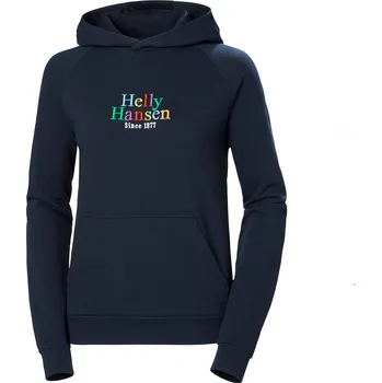 Dámská mikina Dámská Mikina HELLY HANSEN W CORE GRAPHIC HOODIE 54239_597 – Tmavě modrá L