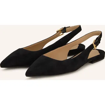 Dámská obuv Lauren Ralph Lauren Dámské Sling Baleríny Londyn, černá, 37,5