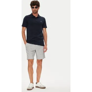 Pánské kraťasy U.S. Polo Assn. Šortky z materiálu MUP4050 Modrá Slim Fit XXL