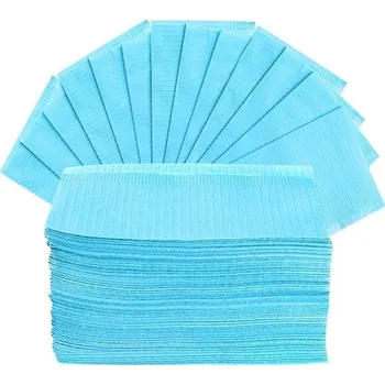 125 kusů 45 x 32,5 cm zubní bryndáčky jednorázové, 3vrstvé vodotěsné piercingové tetovací papírové