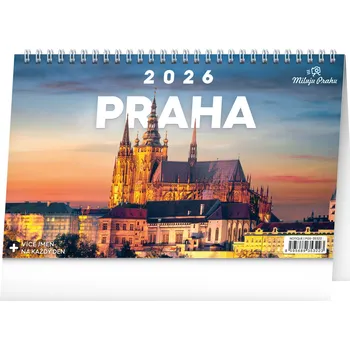 Kalendář Notique Stolní kalendář PGS-35322 Praha - Miluju Prahu 2026