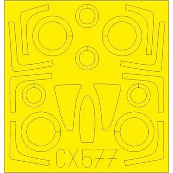 Plastikový model Eduard F-14A 1/72 mask