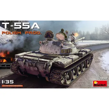 Plastikový model Miniart T-55A Polish Prod. 1:35
