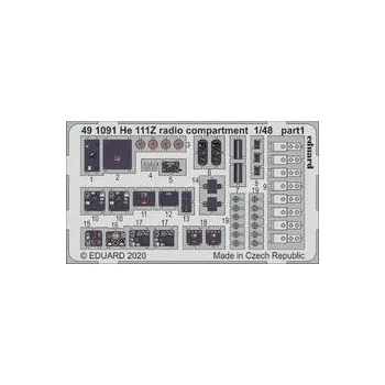 Plastikový model Eduard He 111Z radiostanice 1/48 lept