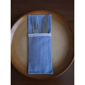 Příbor Kapsa na příbory modrá kostka 0,3 (Kapsa na příbory)