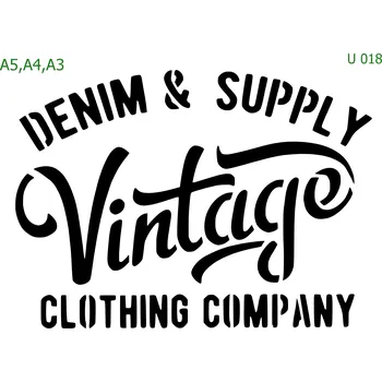 Šablona U 018 - A5 , Lepící fólie